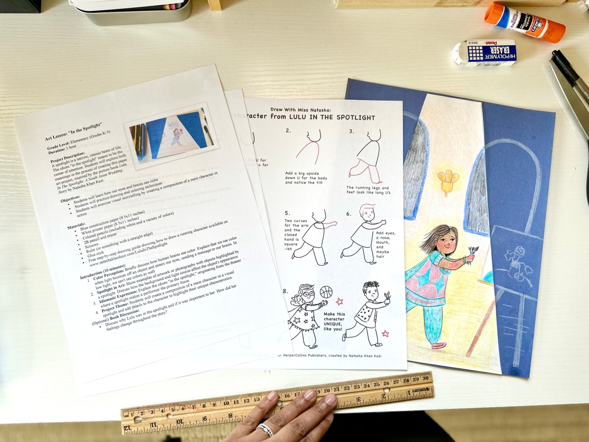 Cover Reveal and Lulu in the Spotlight Art&nbsp;Lesson
