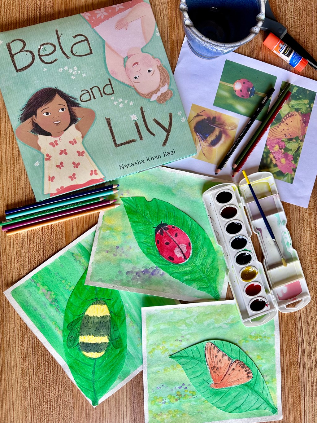 Mixed Media Watercolor Collage Lesson Inspired by a Picture&nbsp;Book